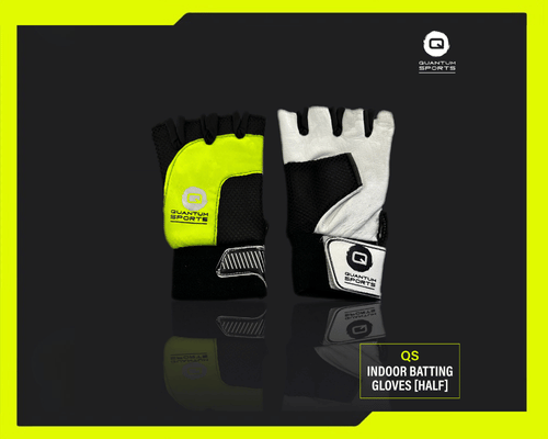[QuantumSports] Indoor Batting Gloves [Half]